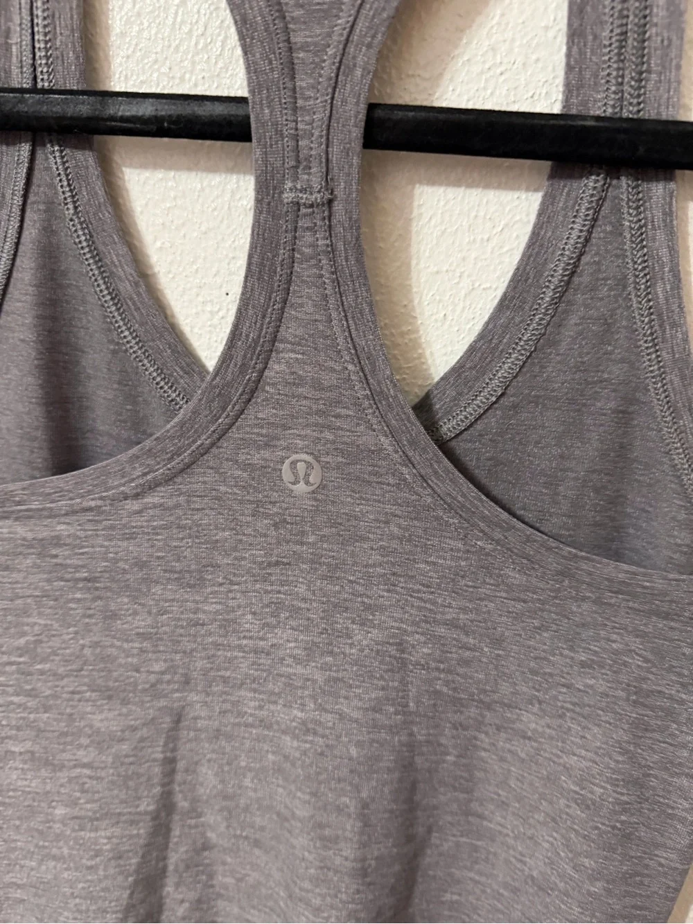 lululemon athletica Gray Racerback Yoga Tank